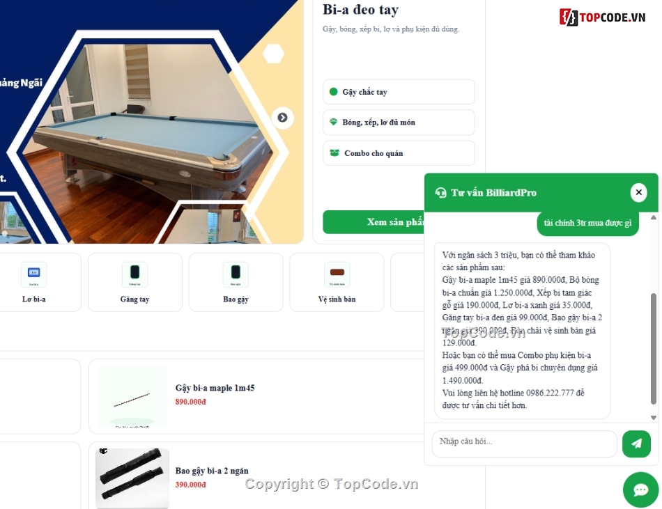 web sản phẩm,web bán sản phẩm,bán web